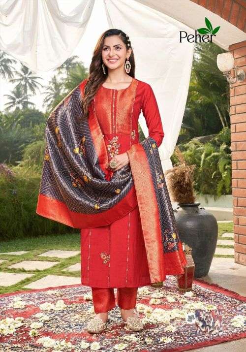 Peher Occassions Vol 2 Fancy Kurti Bottom With Dupatta Collection On Wholesale