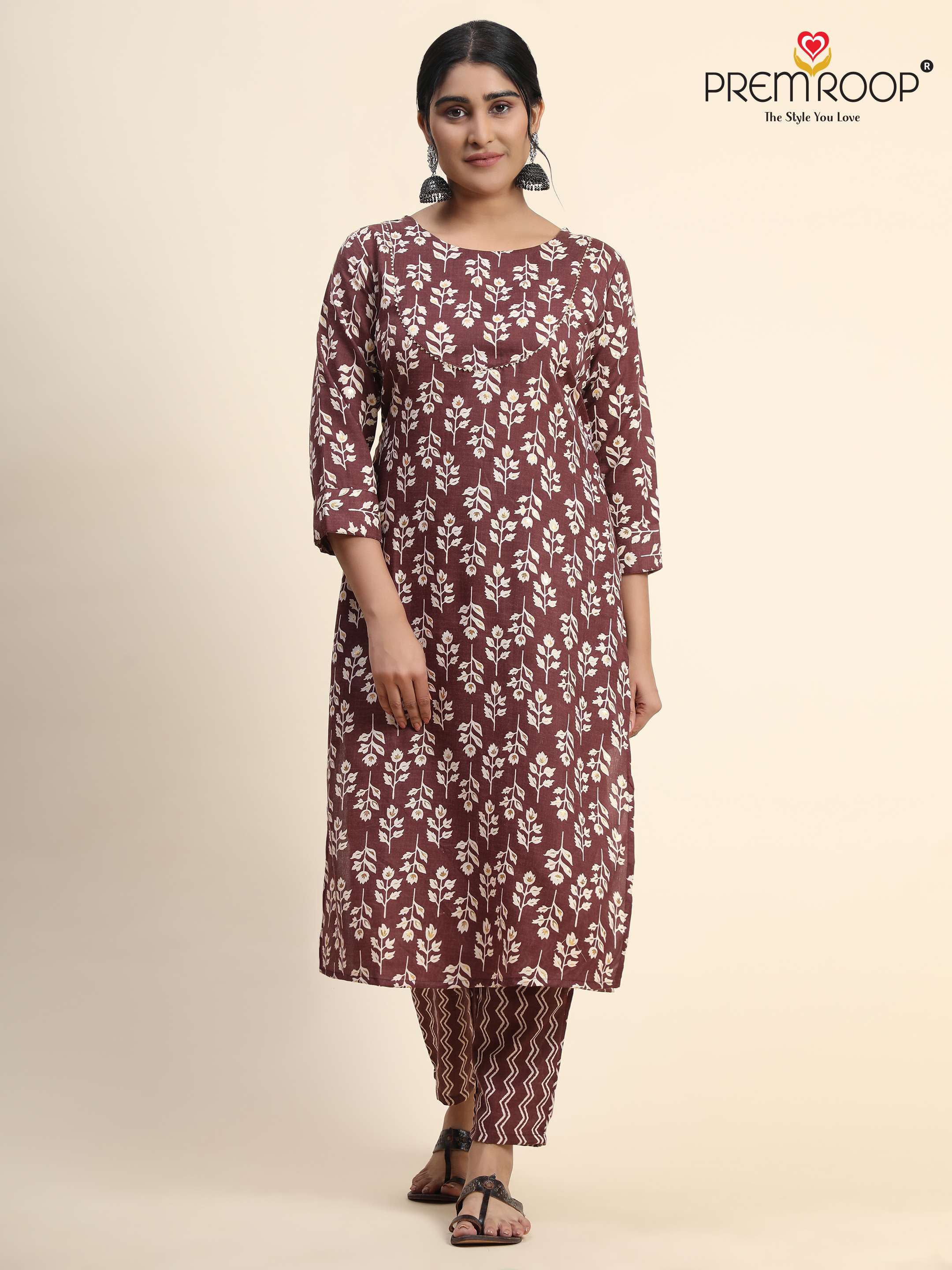 Premroop Present Beautiful Printed Kurti Pant On Wholesale  