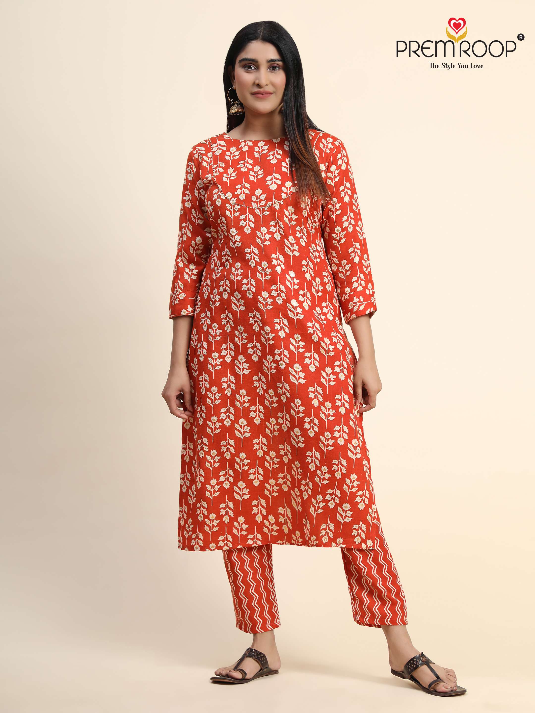 Premroop Present Beautiful Printed Kurti Pant On Wholesale  
