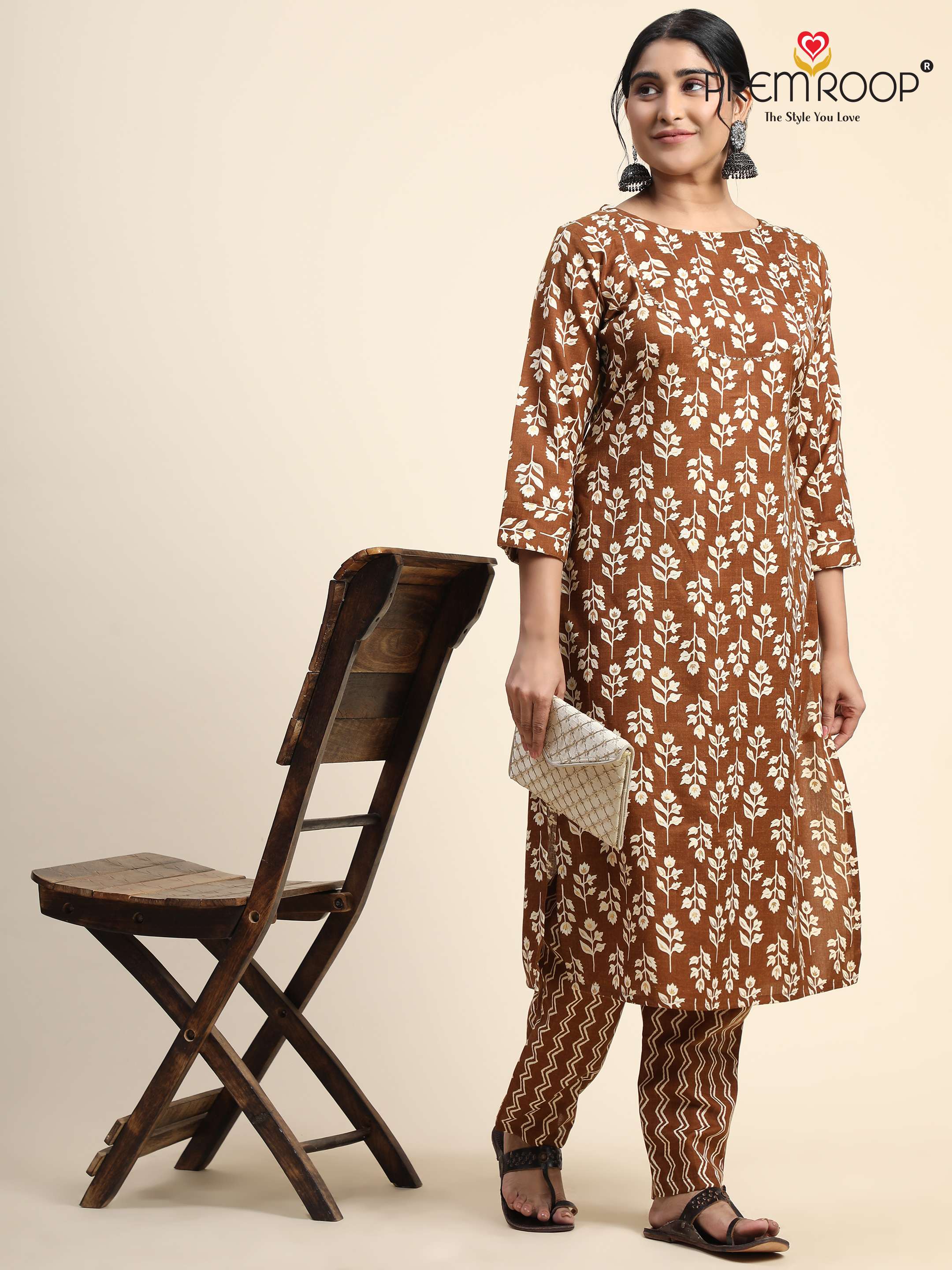 Premroop Present Beautiful Printed Kurti Pant On Wholesale  