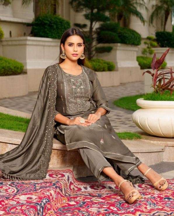 Psyna Gulshan Festival Wear Kurti With Bottom Dupatta On Wholesale