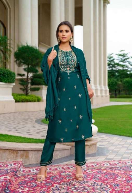 Psyna Gulshan Festival Wear Kurti With Bottom Dupatta On Wholesale