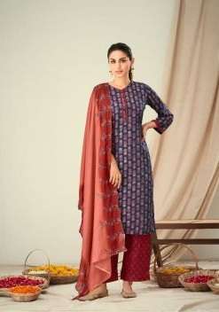 Radhika Bulbul Designer Viscous Dress Material On Wholesale