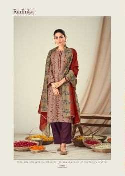 Radhika Bulbul Designer Viscous Dress Material On Wholesale