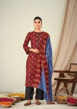 Radhika Bulbul Designer Viscous Dress Material On Wholesale