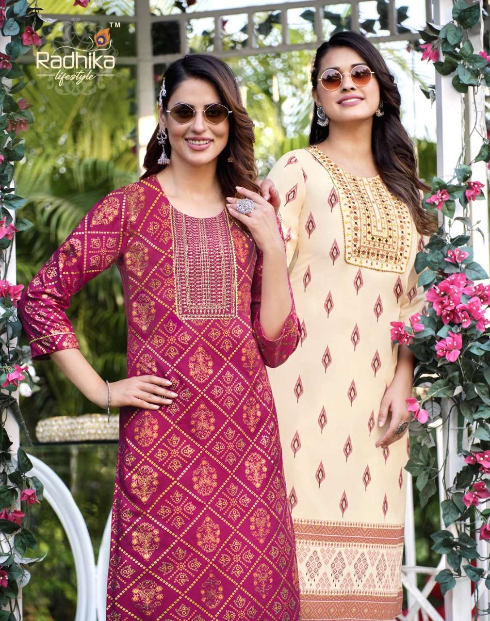 Radhika Launch Princess Vol 2 Embroidery Long Kurti Collection On Wholesale