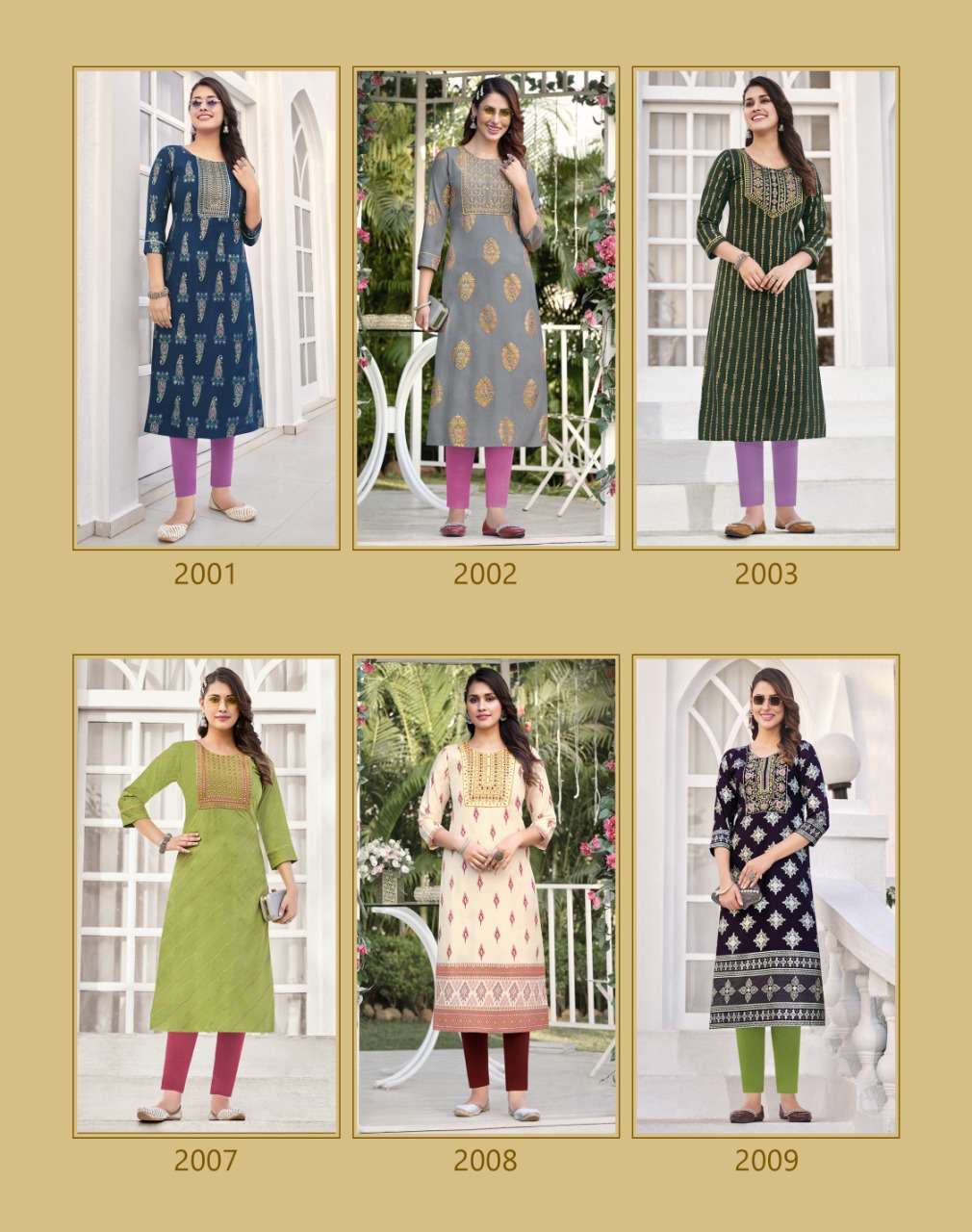 Radhika Launch Princess Vol 2 Embroidery Long Kurti Collection On Wholesale