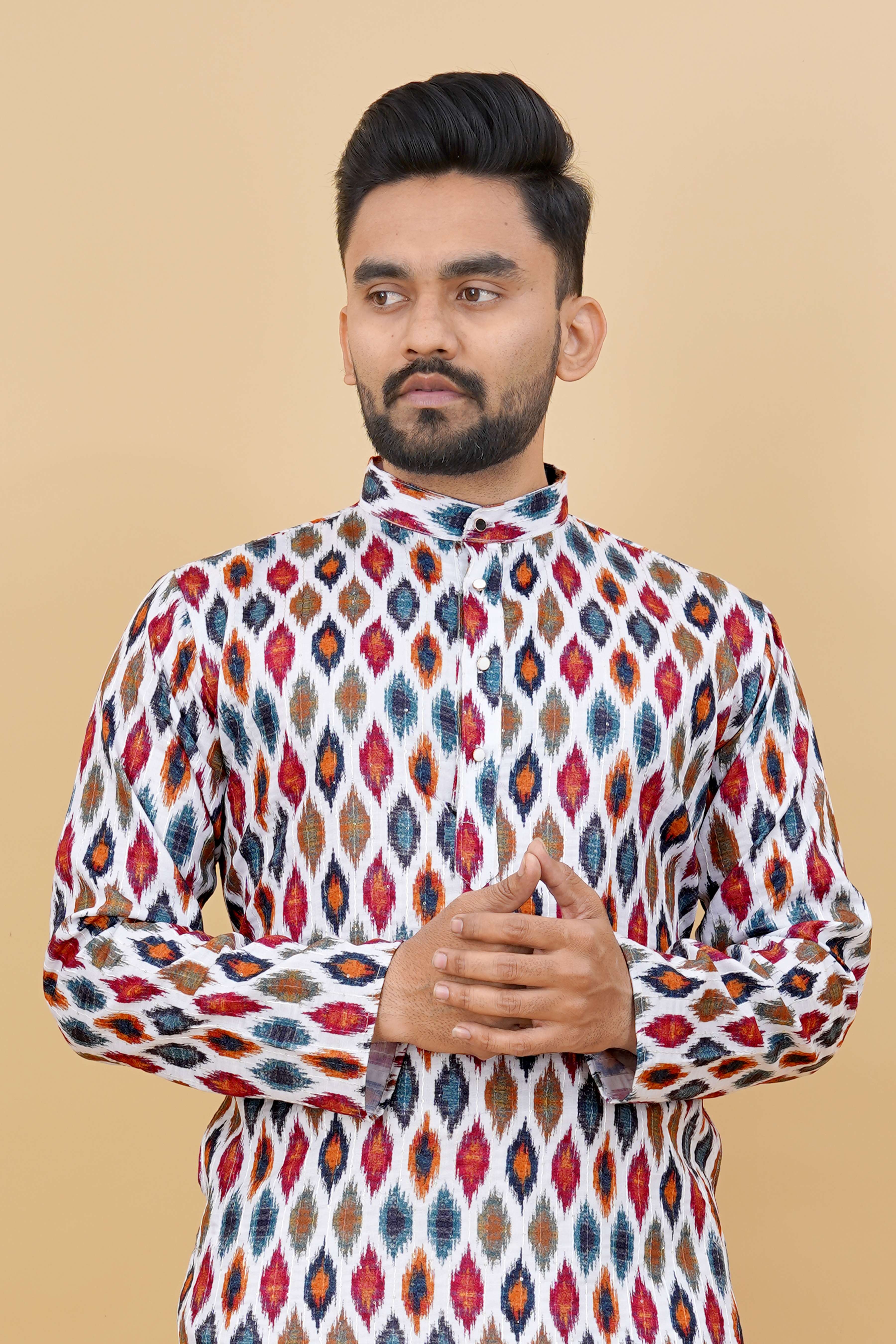 Rajvadi N65 Mens Kurta  5 Piecs Catalogue Factory Price