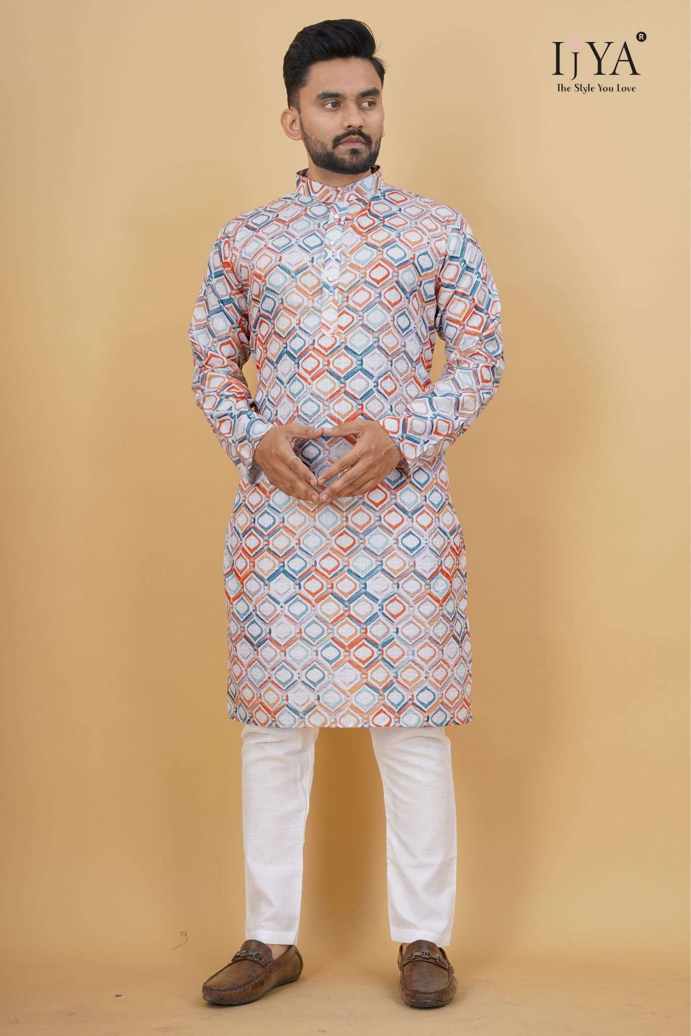 Rajvadi N65 Mens Kurta  5 Piecs Catalogue Factory Price
