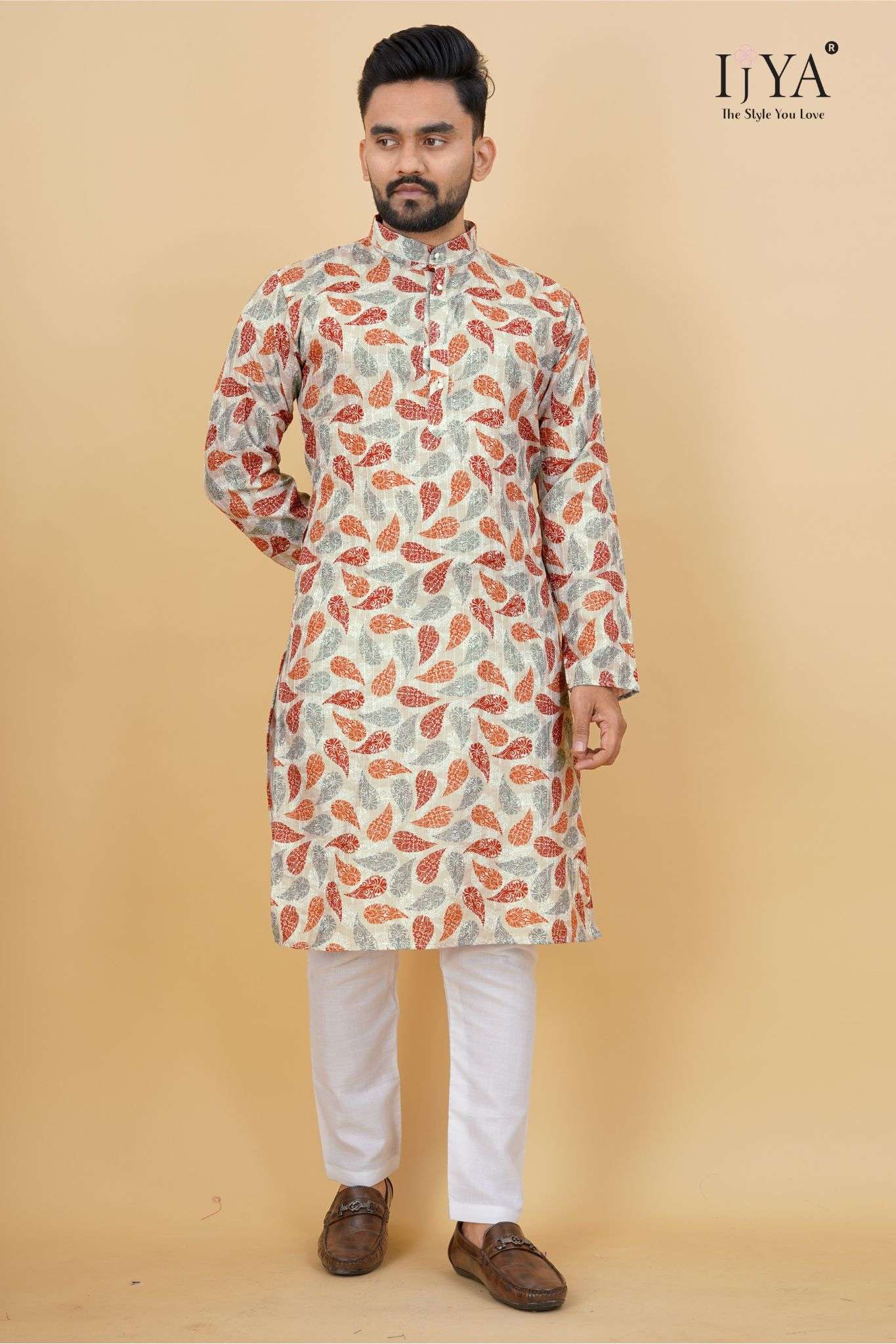 Rajvadi N65 Mens Kurta  5 Piecs Catalogue Factory Price