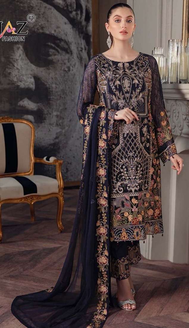 Rinaz Fashion Minhal Vol 7  Georgette Salwar Suits On Wholesale