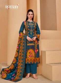 Romani Mareena Vol 8 Cotton Dress Material Collection On Wholesale
