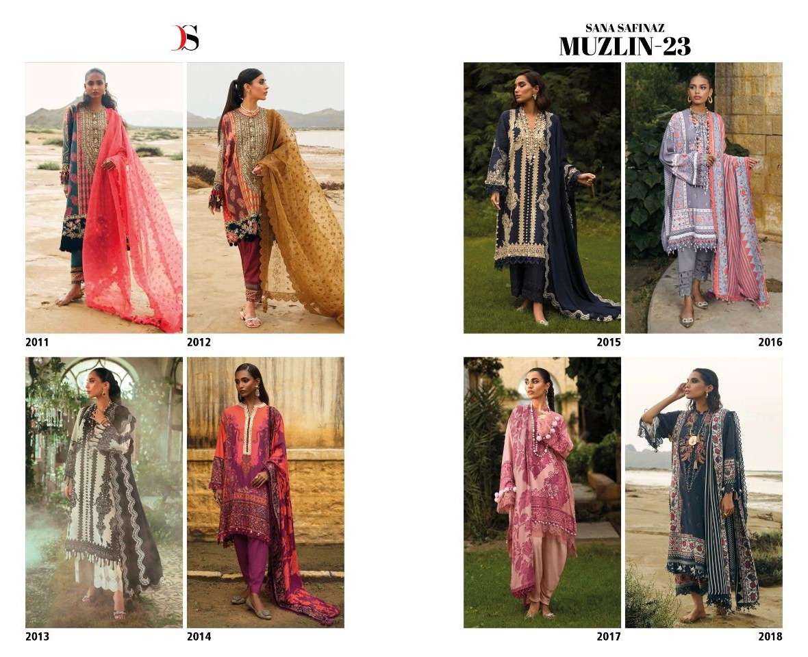 Sana Safinaz Muzlin -23 by DEEPSY SUITS On Wholesale