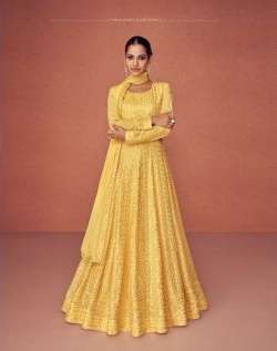 Season 9364 New Designer Party Wear Gown Collection On Wholesale