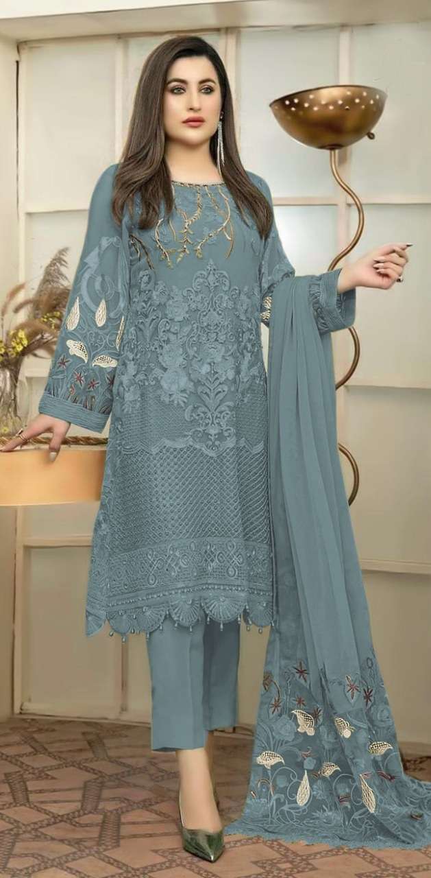 SERINE S-95 A To D Handwork, Pearl And Mirrors Salwar Suit On Wholesale