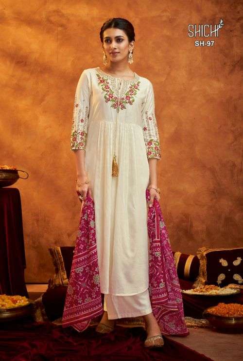 Shichi Reet Festival Wear Nyra Cut Ready Made Collection  On Wholesale