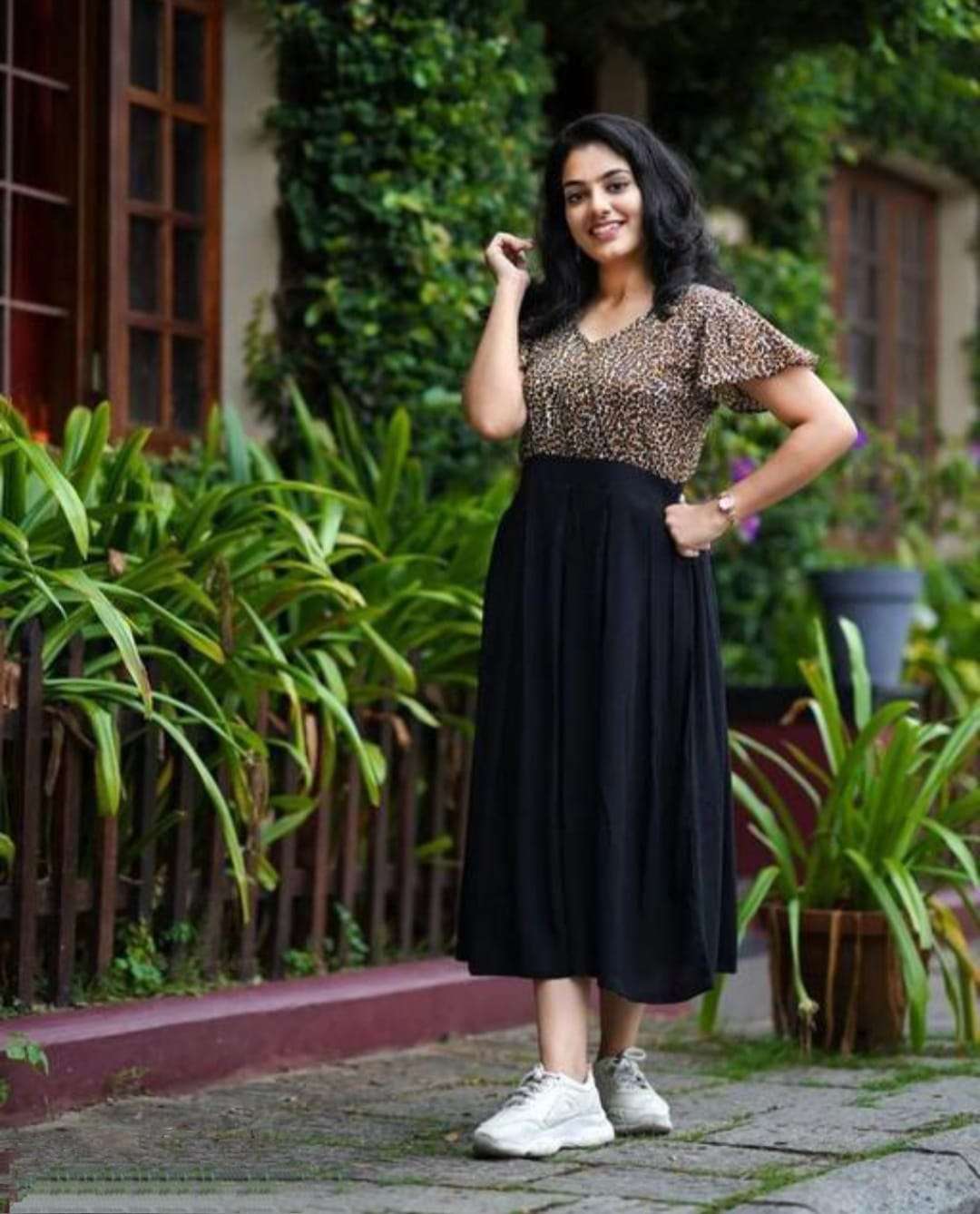 Shiv Textile Present Black Western Print Kurti On Wholesale 