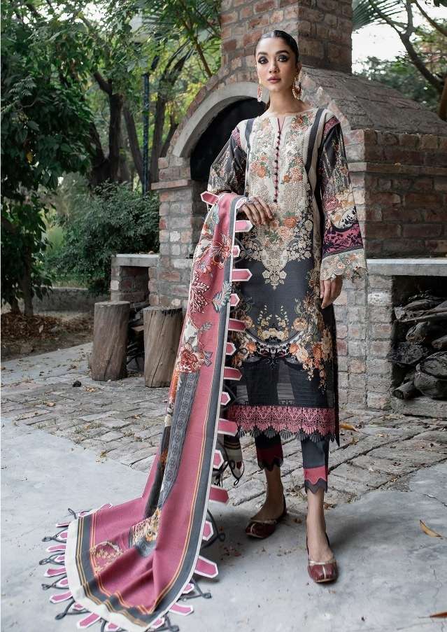 Shraddha Designer Firdous Vol-6 Lawn Suit On Wholesale