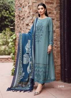 Shree Fab Maria B Vol 4 Exclusive Pure Heavy Reyon Cotton Kasmiri Self Embroidery On Wholesale
