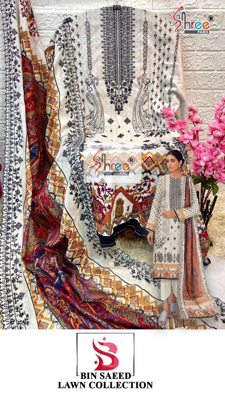 Shree Fabs BIN SAEED LAWN COLLECTION NX On Wholesale