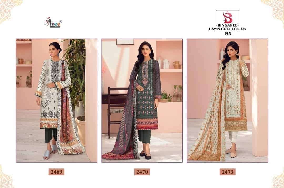 Shree Fabs BIN SAEED LAWN COLLECTION NX On Wholesale