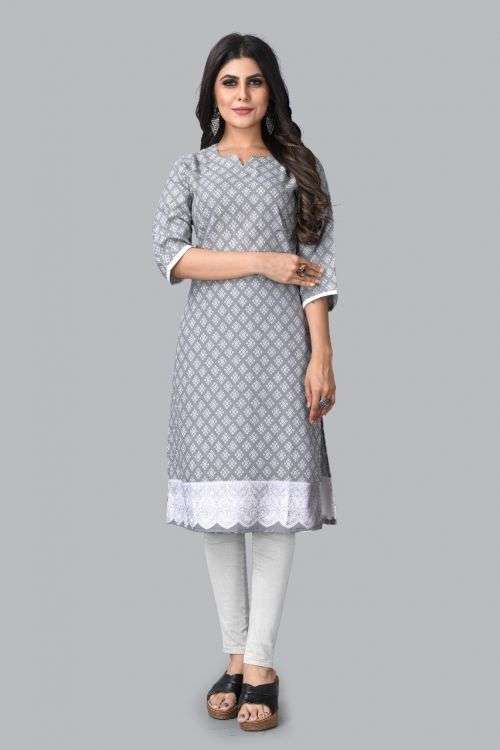 Shubh 14 Beautiful Regular Wear Printed Kurti Collection On Wholesale