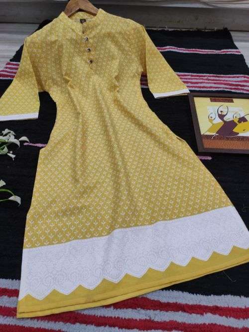 Shubh 14 Beautiful Regular Wear Printed Kurti Collection On Wholesale