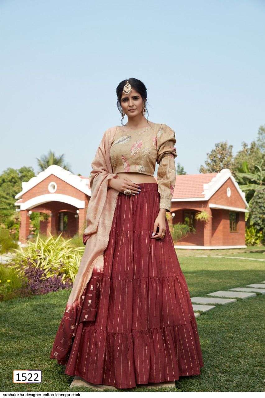 Shubhkala Subhalekha Designer Fancy Lehenga Choli Collection On Wholesale