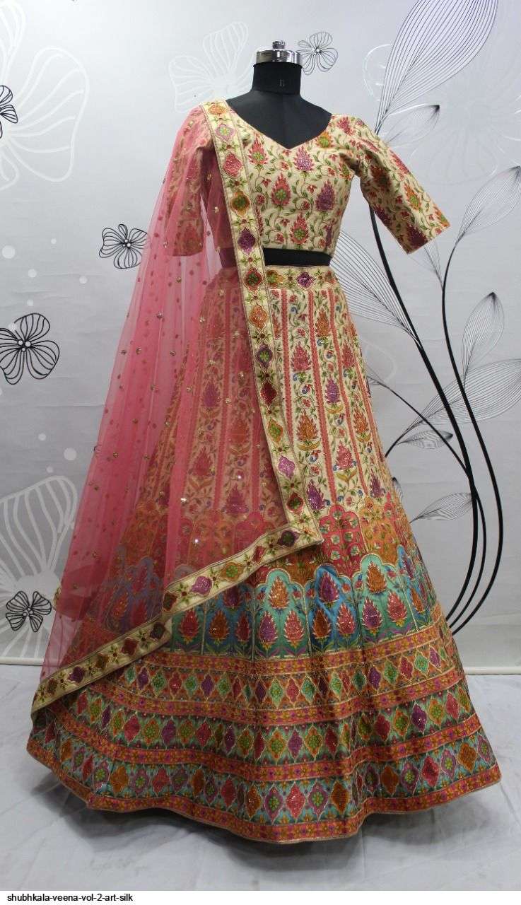 Shubhkala Veena vol 2 Lehenga choli On Wholesale