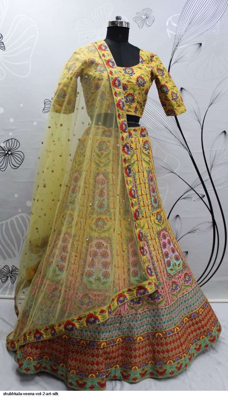 Shubhkala Veena vol 2 Lehenga choli On Wholesale
