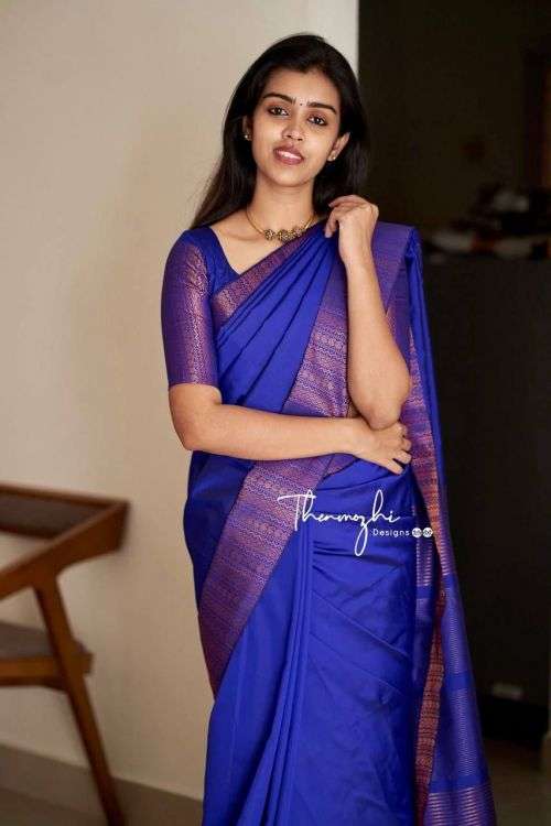 Soft Silk 3092 Fancy Soft Lichi Silk Saree On Wholesale
