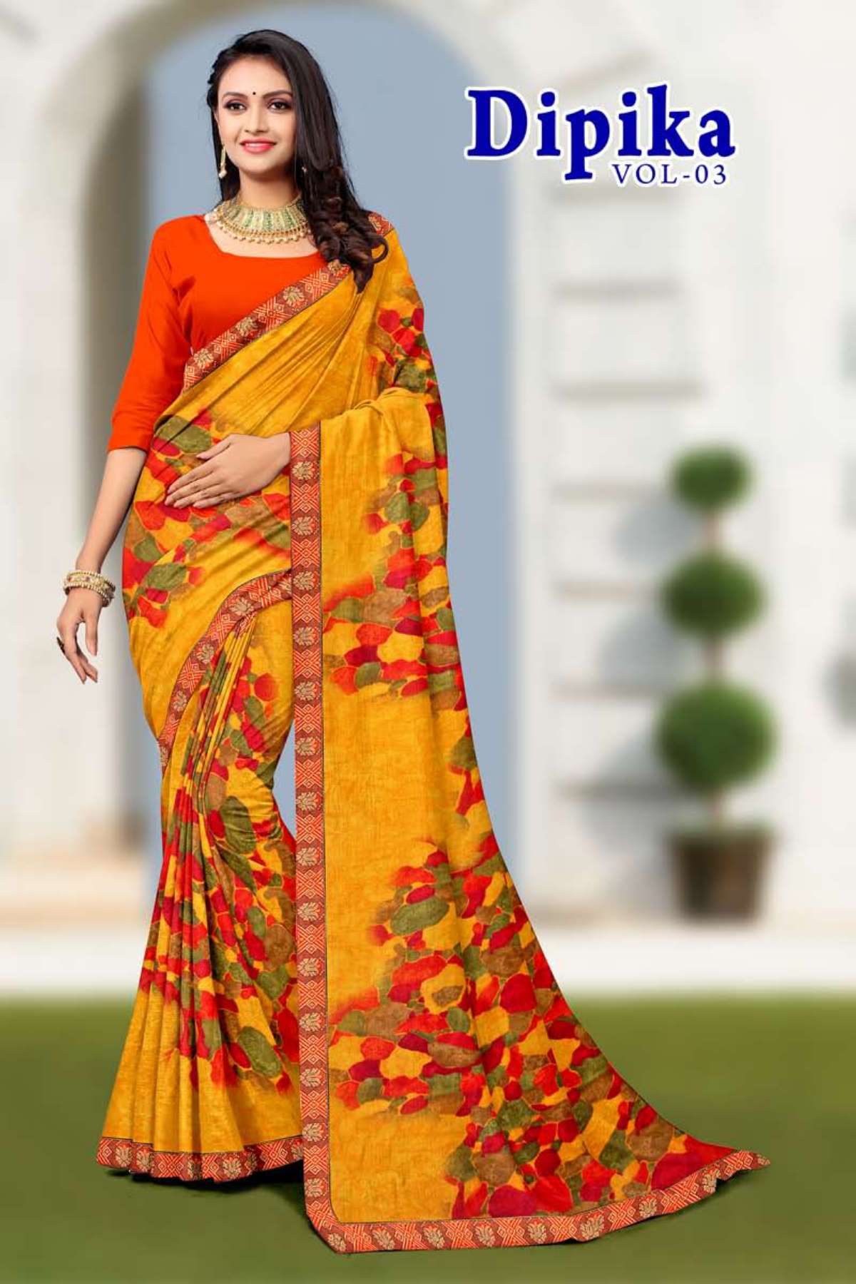 Surendra Dipika Wholesale Designer Printed Saree 