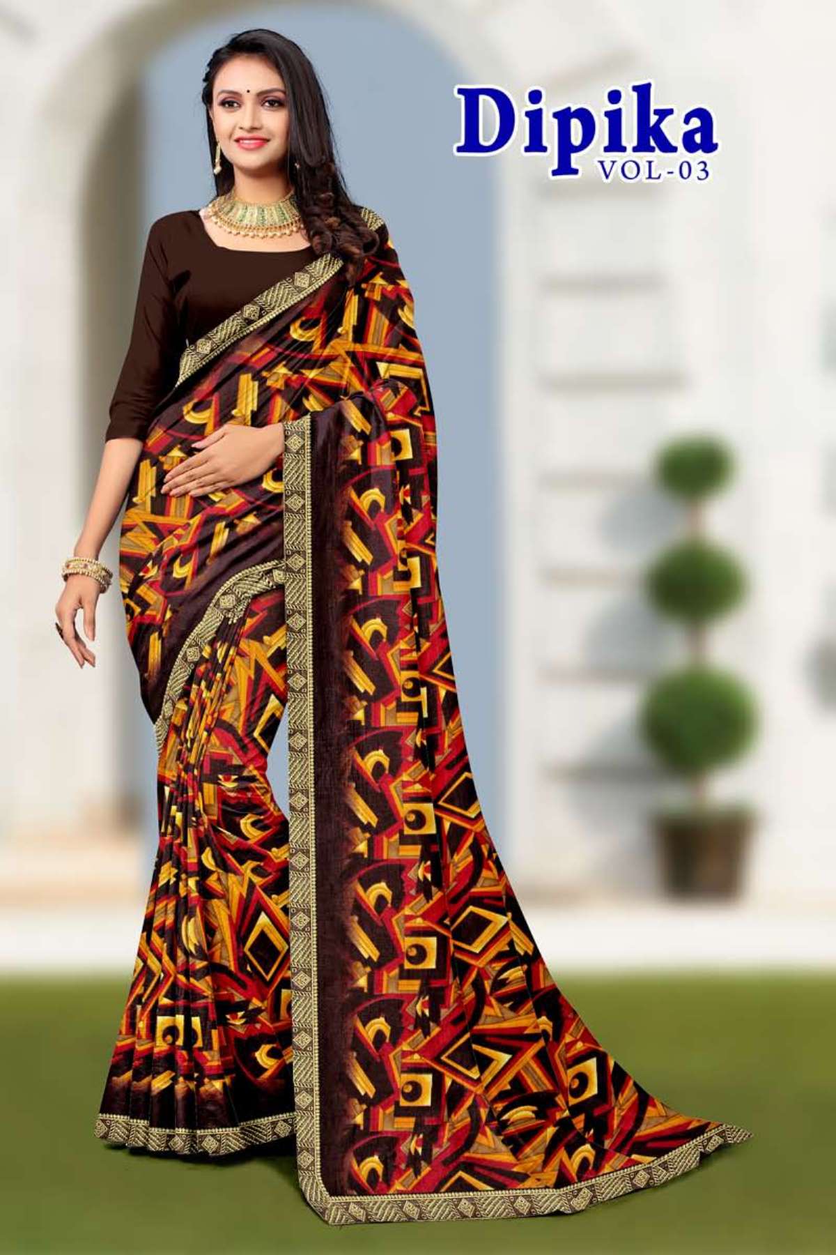 Surendra Dipika Wholesale Designer Printed Saree 