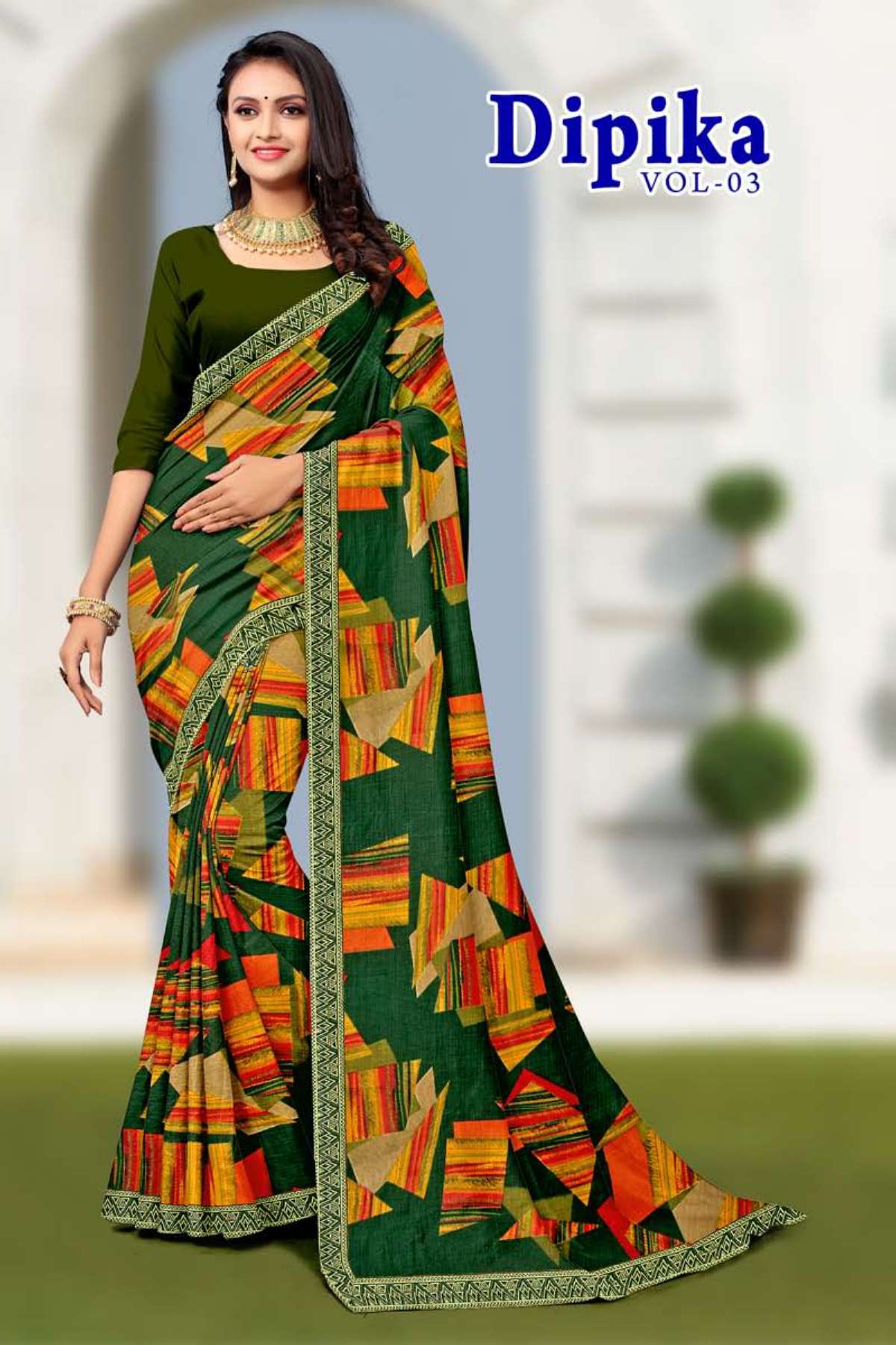 Surendra Dipika Wholesale Designer Printed Saree 