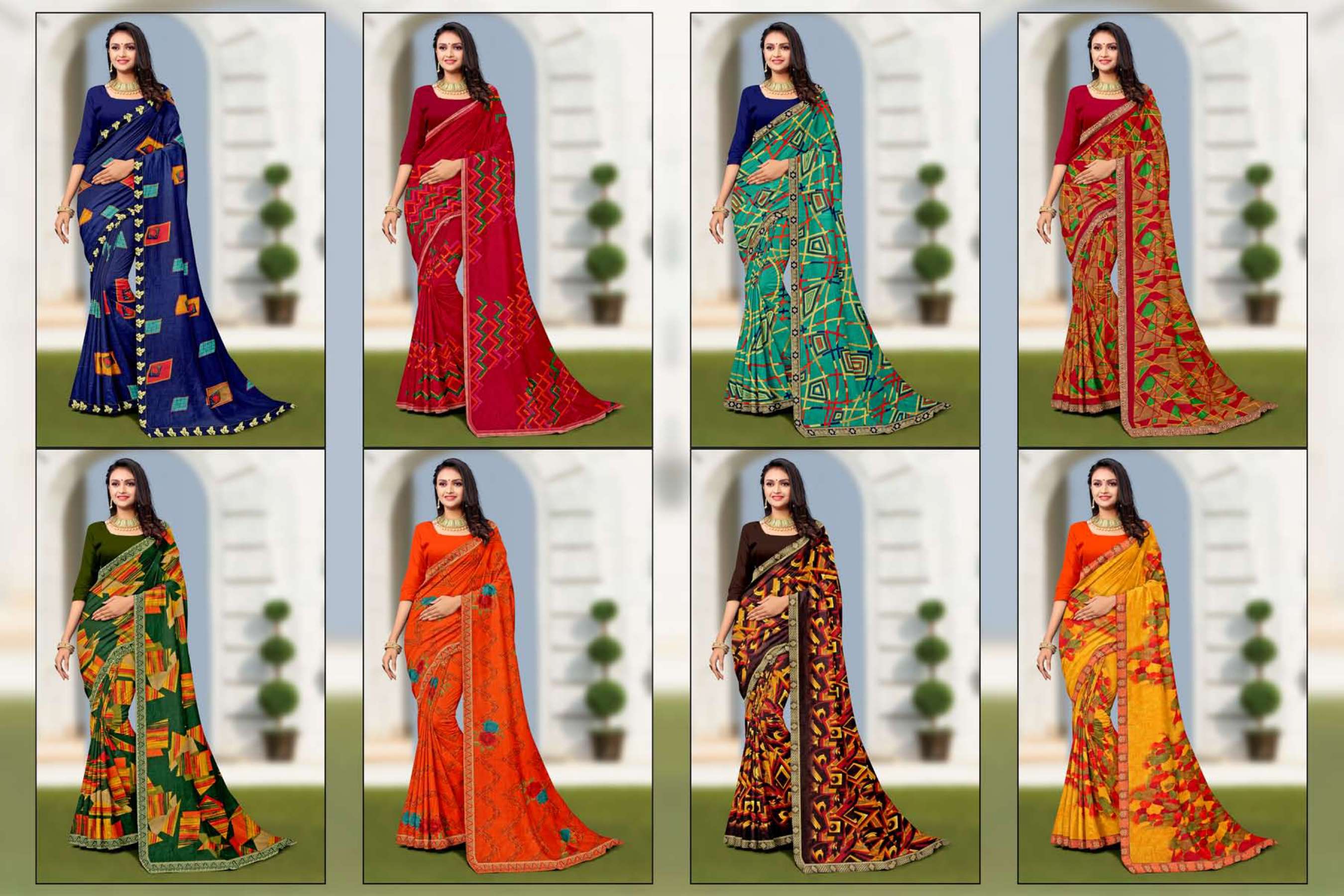 Surendra Dipika Wholesale Designer Printed Saree 