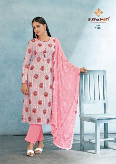 Suryajyoti Kiana Vol 1 Cambric Cotton Print with Foil and Khadi Print On Wholesale