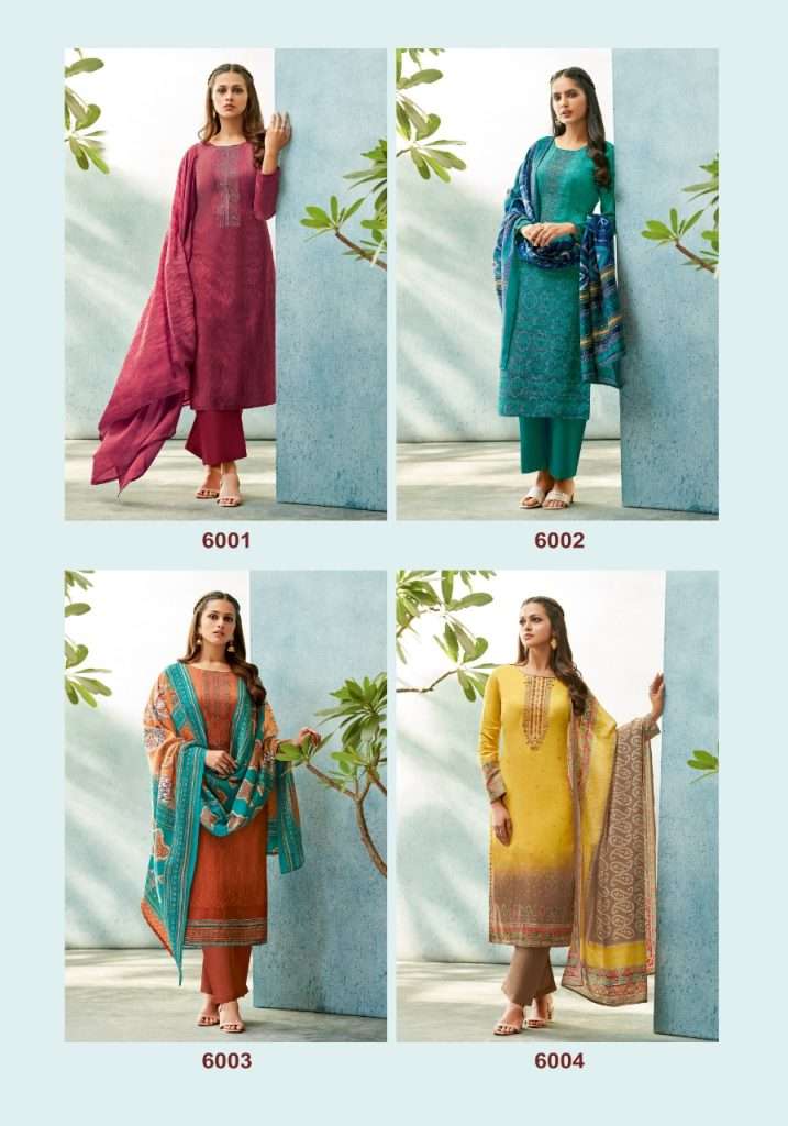Suryajyoti Shaded Vol 6 Pure Cotton With Neck Embroidery On Wholesale