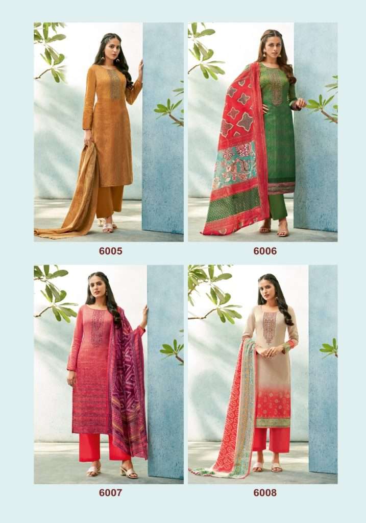 Suryajyoti Shaded Vol 6 Pure Cotton With Neck Embroidery On Wholesale