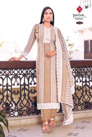 Tanishk Falak Vol-4 Pure Cotton Kurti Bottom With Dupatta On Wholesale