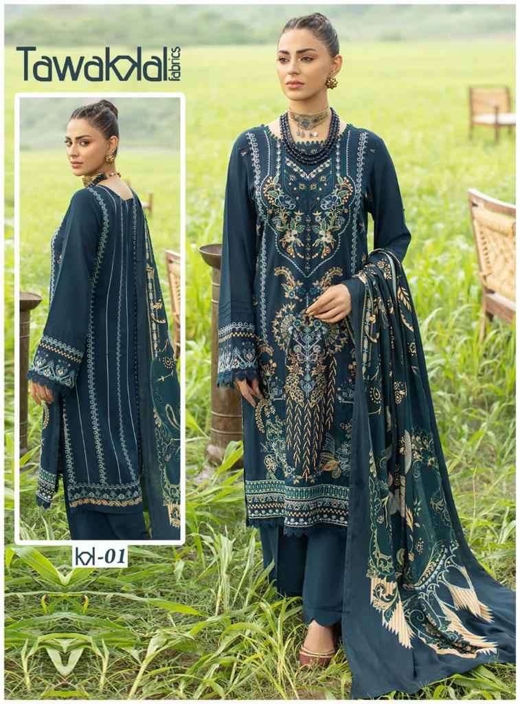 Tawakkal Fabrics Mehroz Luxury Heavy  Cotton Readymade Collection On Wholesale