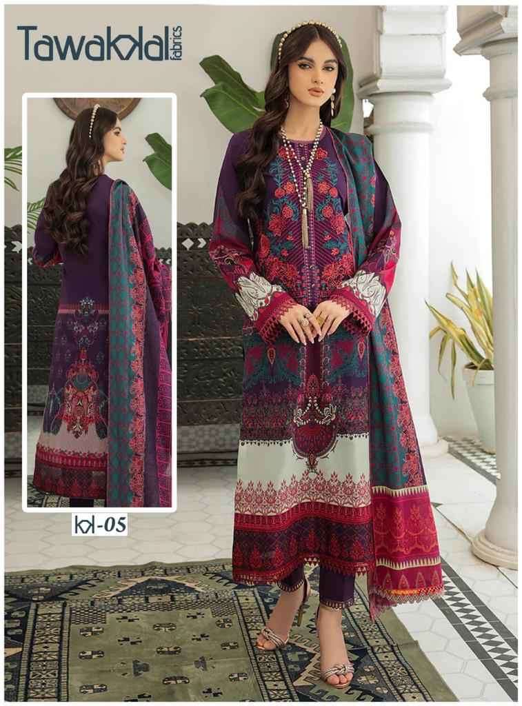 Tawakkal Fabrics Mehroz Luxury Heavy  Cotton Readymade Collection On Wholesale