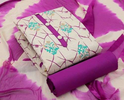 Tcnx Khadi Vol 1 Foil Print Cotton Dress Material Collection On Wholesale