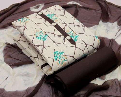 Tcnx Khadi Vol 1 Foil Print Cotton Dress Material Collection On Wholesale