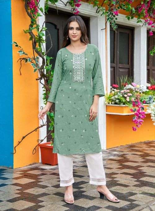 Tips And Tops Satrangi Vol 3 Fancy Kurti With Bottom On Wholesale