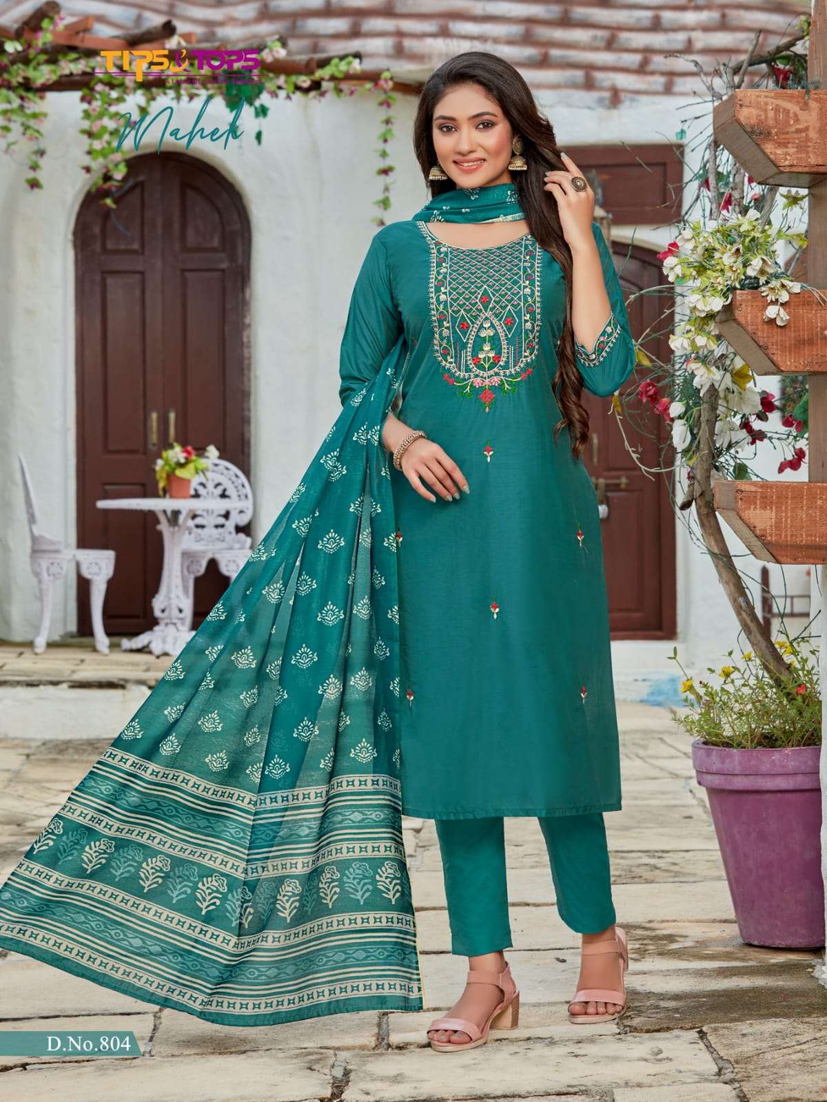Tips & Tops Mahek Party Wear Collection 3pc Set On Wholesale 