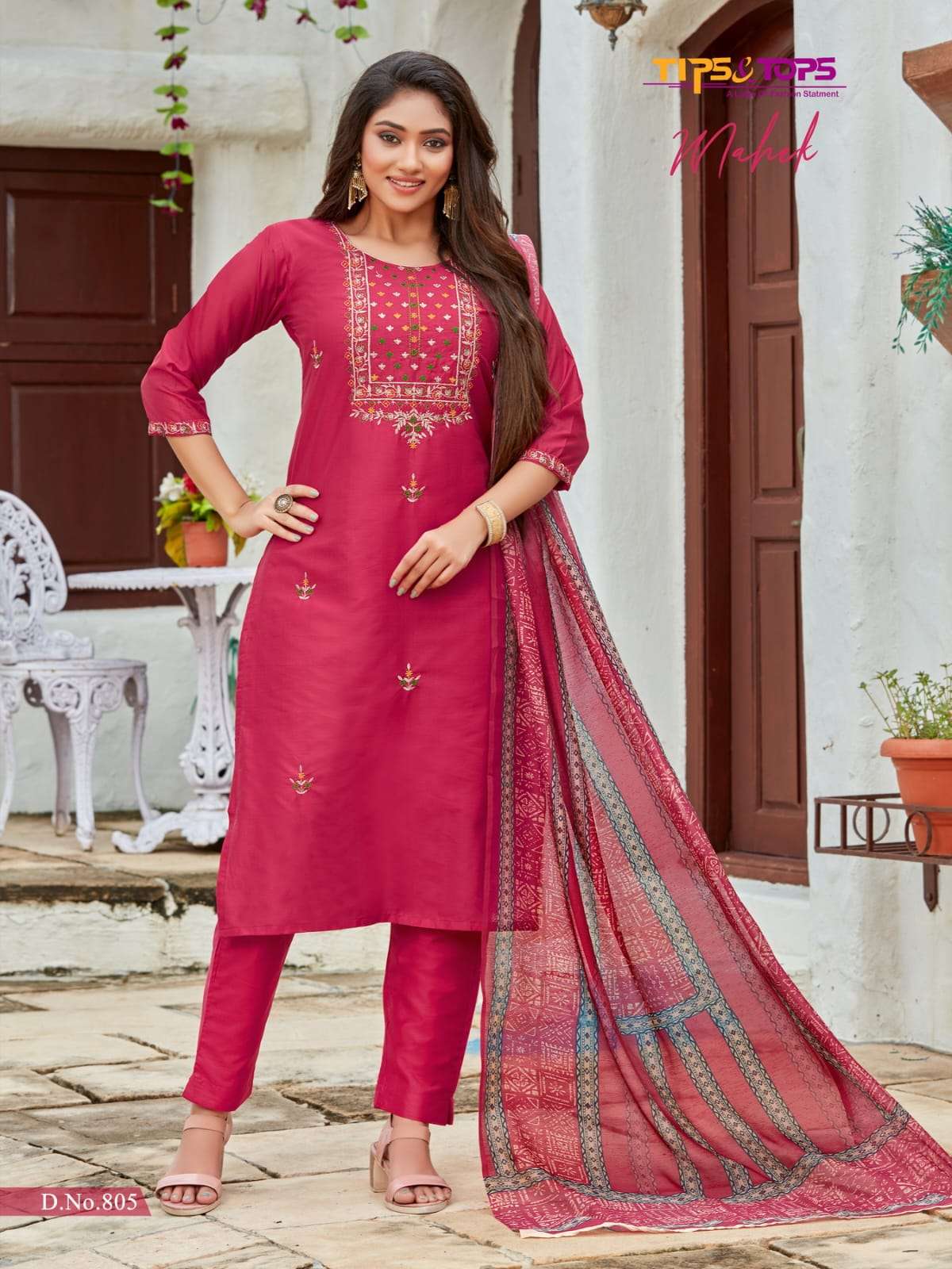 Tips & Tops Mahek Party Wear Collection 3pc Set On Wholesale 