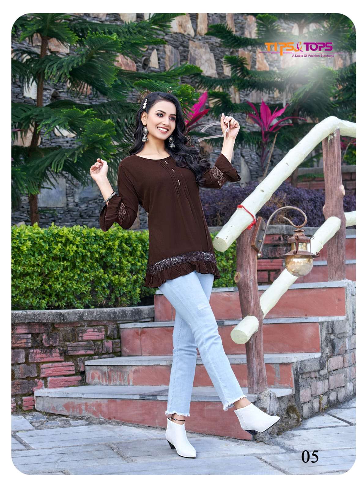 TIPS & TOPS PEPE TOPS Vol 06 Extraordinary Patterns Short Tops  On Wholesale 
