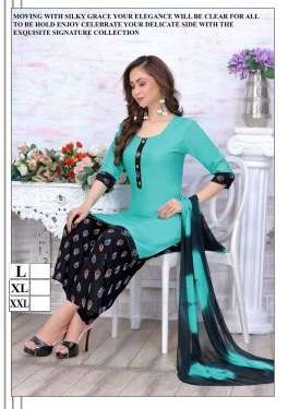 Trendy Misty V 5 Fancy Kurti With Bottom Dupatta On Wholesale