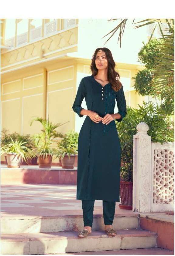 Vardan Rahat Vol 1 Wholesale Romani Silk Kurti On Fancy Embroidery With Romani Silk Pant 