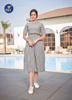 Vitara Vanila Exclusive Designer Long Kurti Collection On Wholesale